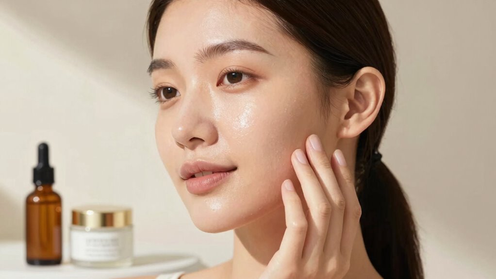 glycolic acid exfoliates hydrates renews