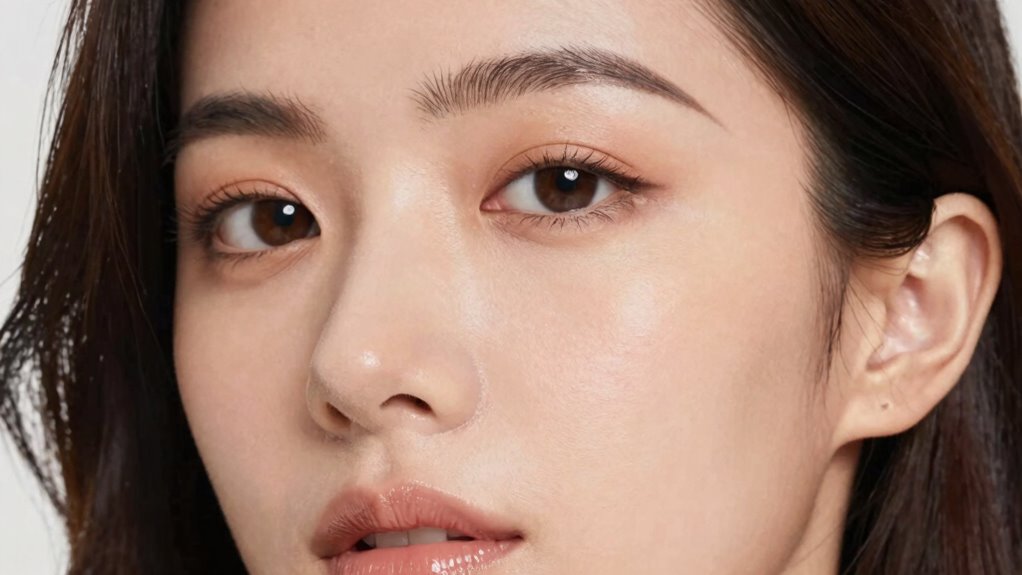 groomed brows natural finish