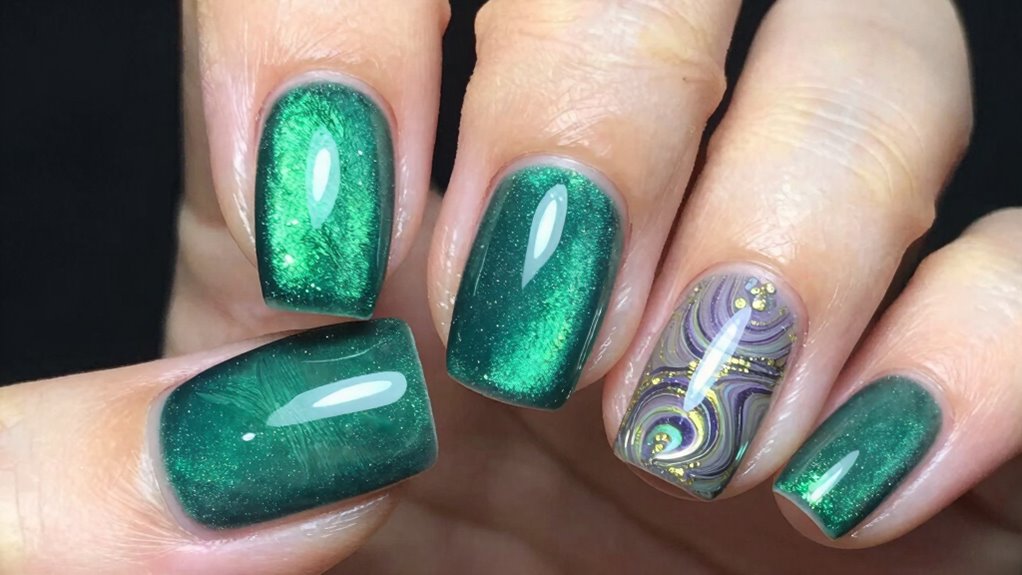 korean cat eye nail artistry