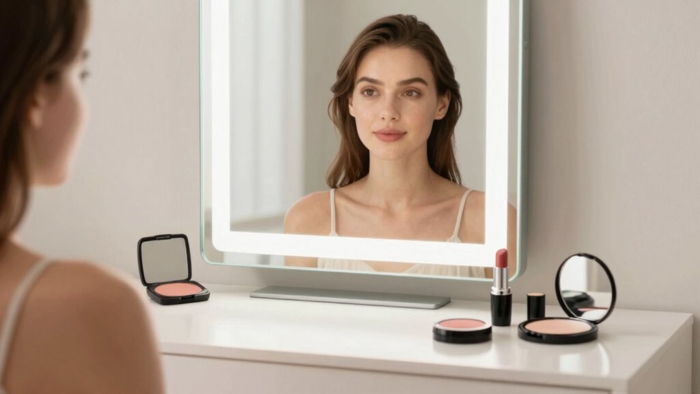 minimal multi use makeup routine