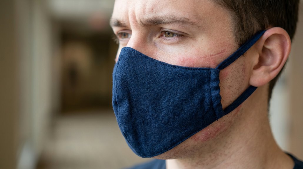 muzzle masks and skin issues
