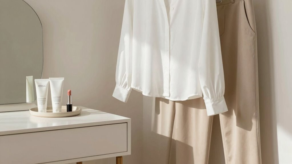 neutral well fitting basics timeless palette