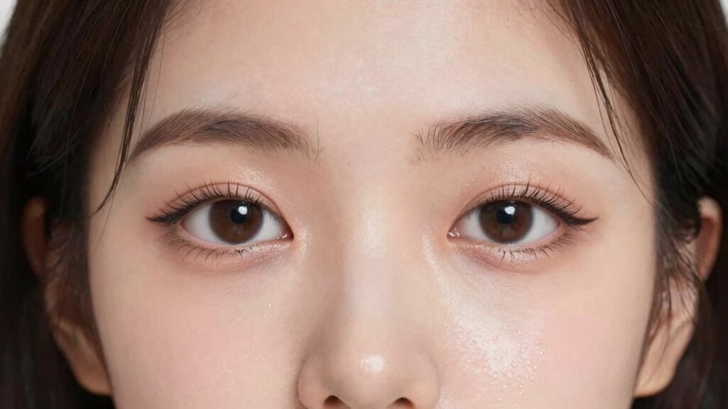 puppy liner with subtle shimmer