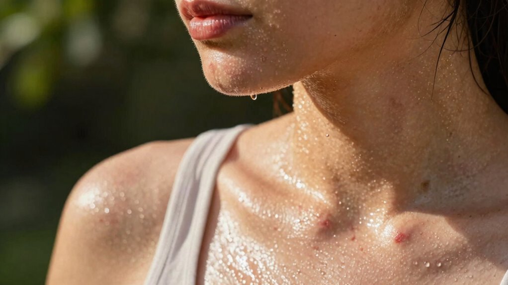 shower after sweating breathable fabrics