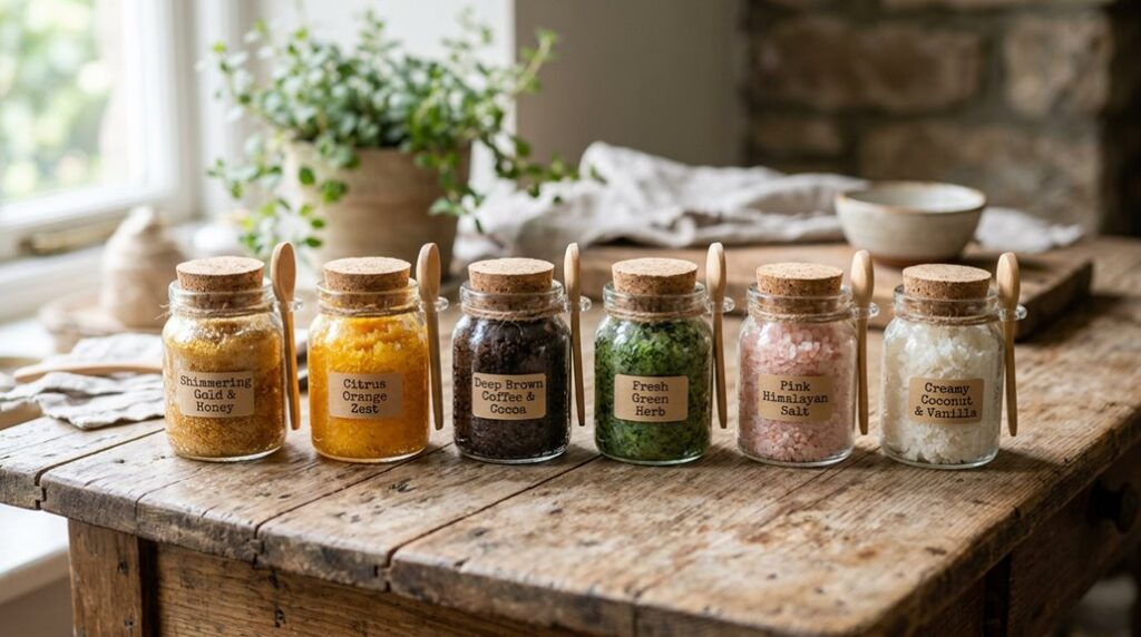six diy body scrub recipes