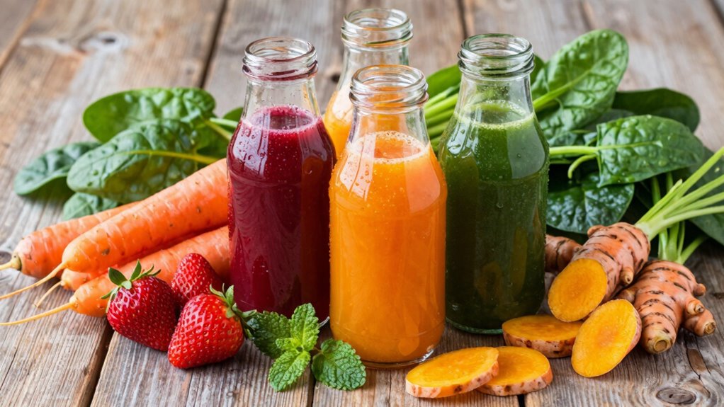 skin boosting juices from produce