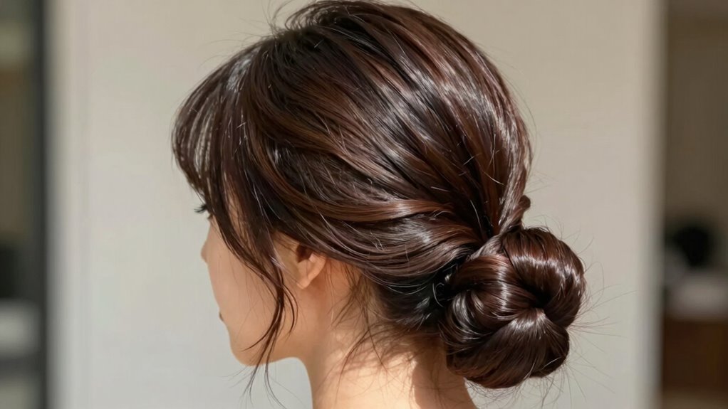 sleek low puff technique details