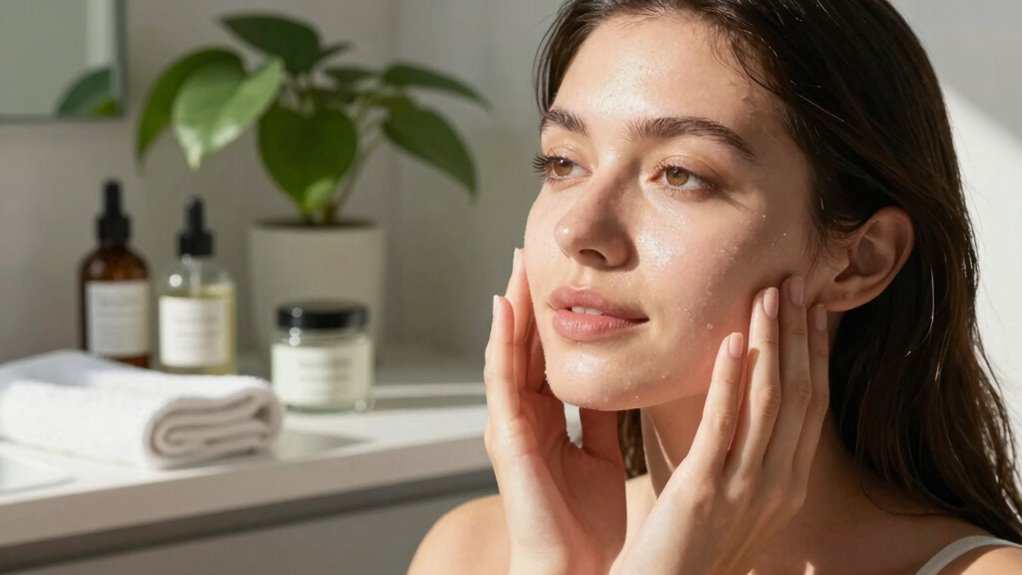 sun protection hydration gentle skincare routine