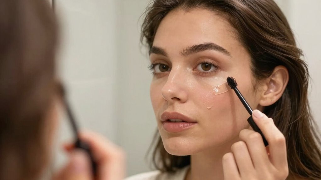 tinted moisturizer cream blush simple brows
