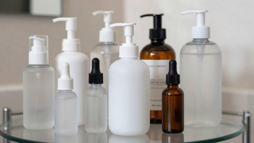 travel size to large home bottle options