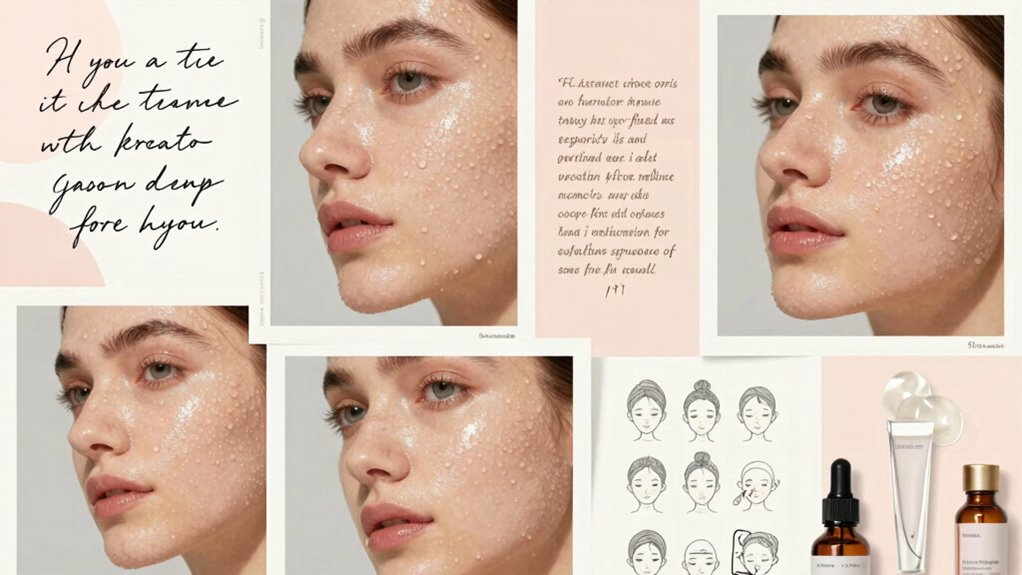 vision board for skincare progress