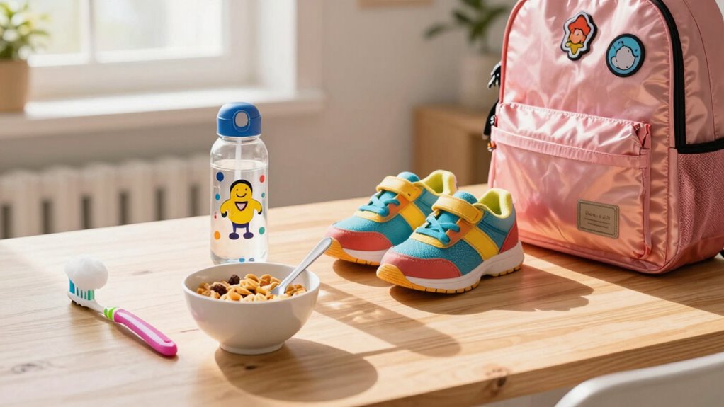 visual morning checklist for kids