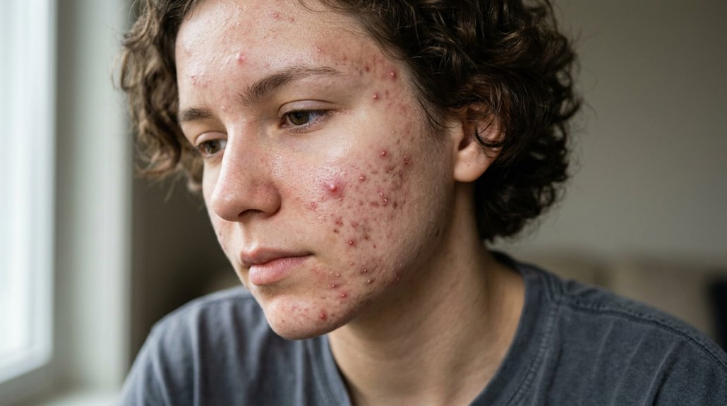 why your face breaks out
